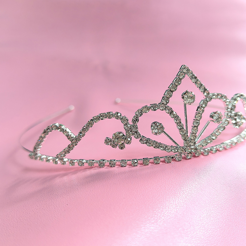 Women'S Wedding Accessories - Silver Color Rhinestone Bridal Crown Luxury