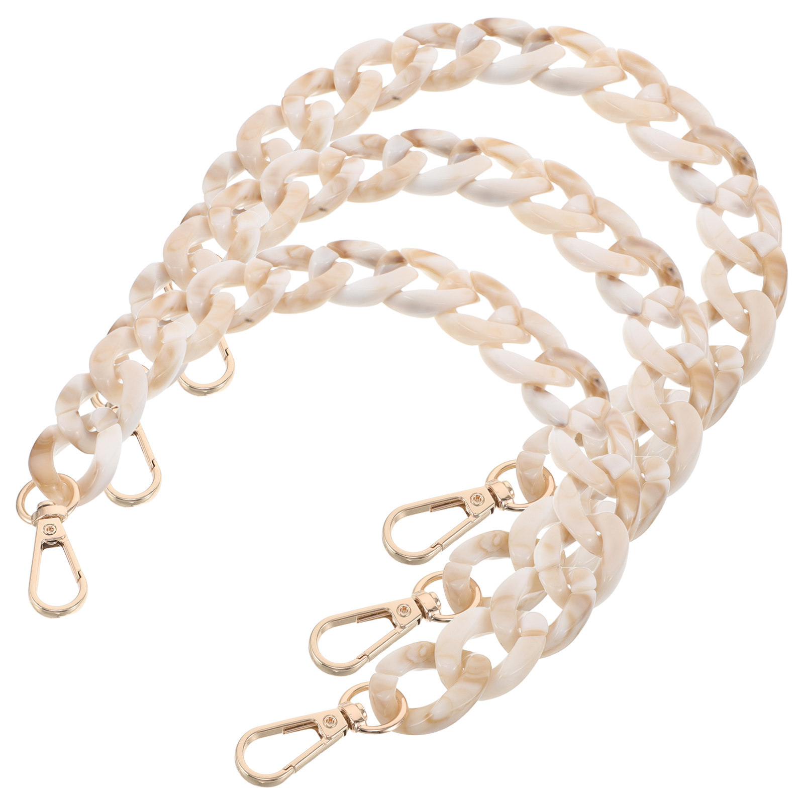 Wallet Chain Bag - 3Pcs Fishbone Resin Purse Chain Extender