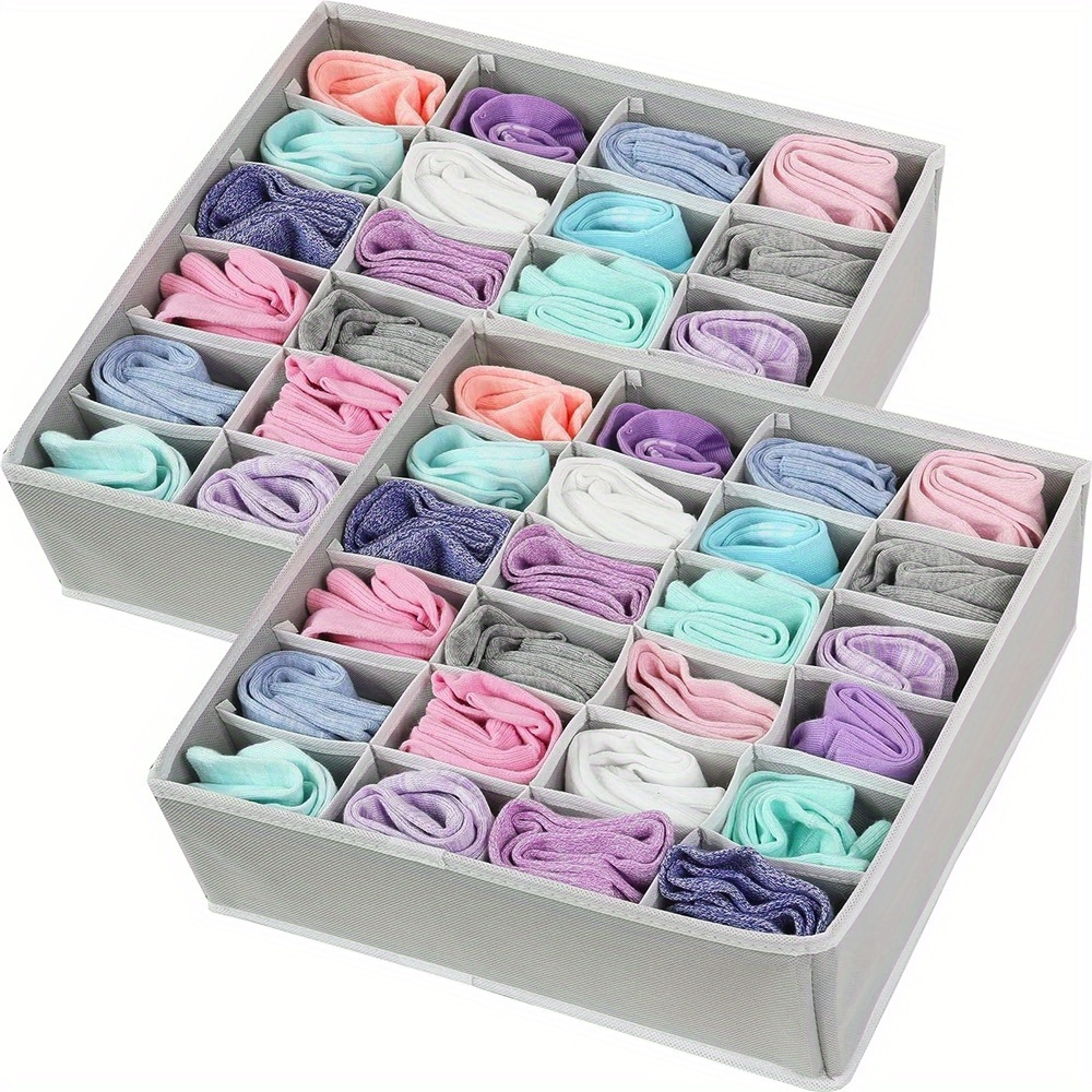 Women Accessories Drawer - Collapsible Sock Drawer Organizer - Women