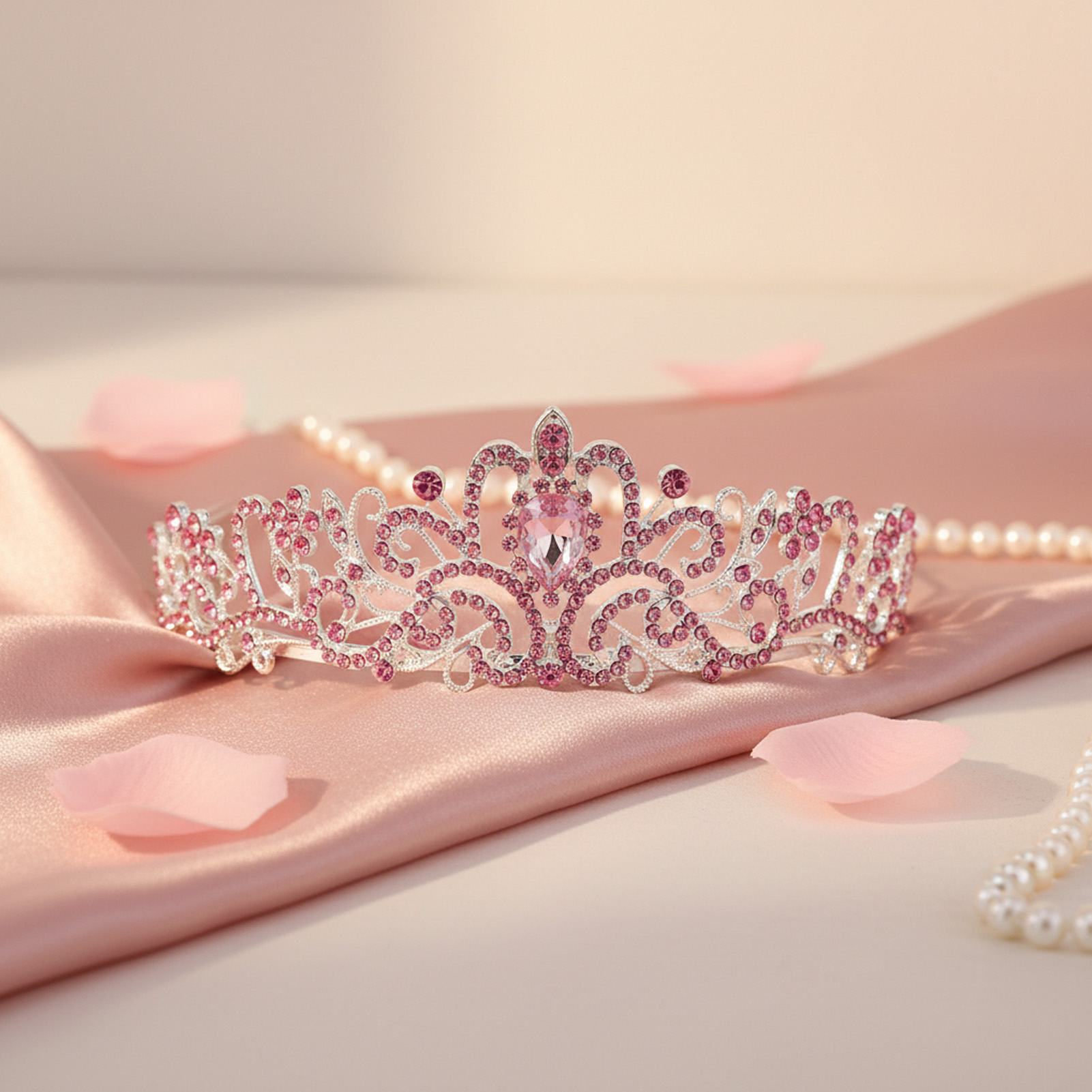 Elegant Bridal Crown Sparkly R - Women'S Accessories And Jewelry review and price