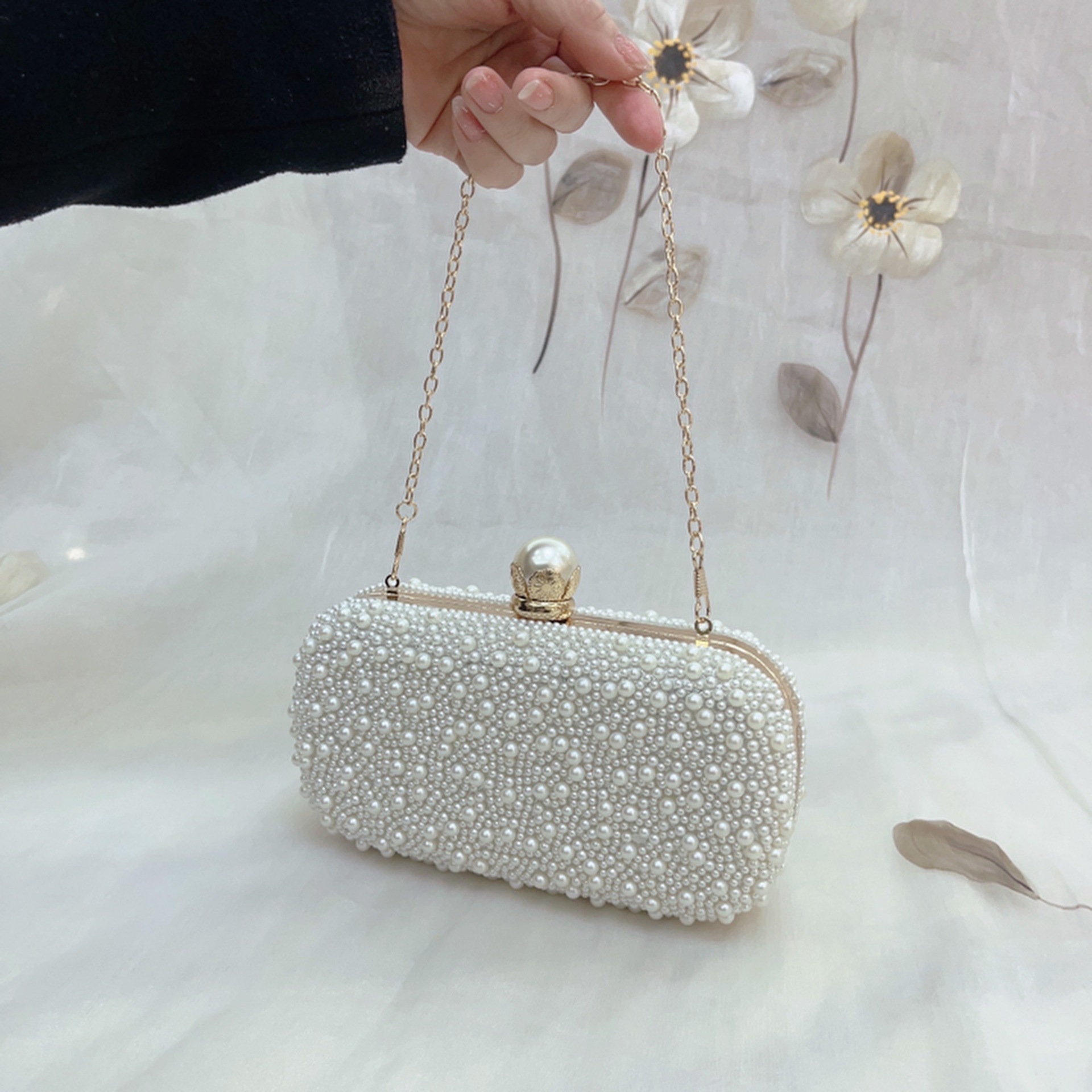 Luxury Wedding Evening Dress B - Wallet Chain Bag review and price
