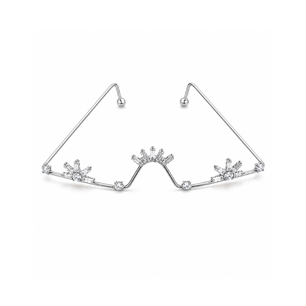 New Rhinestone Rimless Decor G - Women Accessories Chain review and price