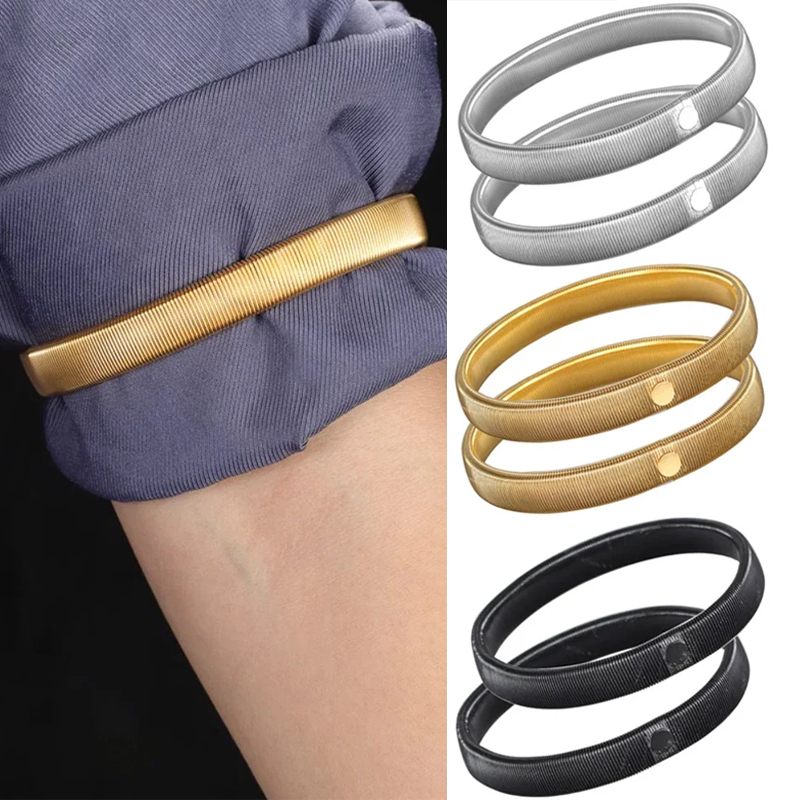 2Pcs Elastic Shirt Sleeve Hold - Women Accessories Holder review and price