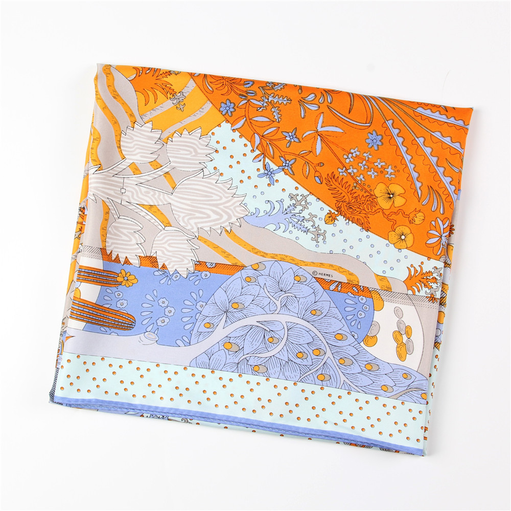 Manual Hand Rolled Twill Silk  - Silk Scarf Square review and price