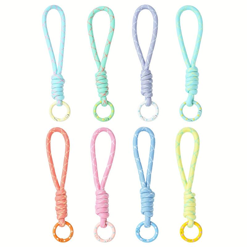 2~5pcs Colorful Braided Keycha - Women Accessories Holder review and price