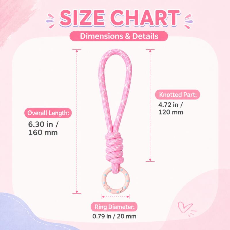 2~5pcs Colorful Braided Keycha - Women Accessories Holder review and price