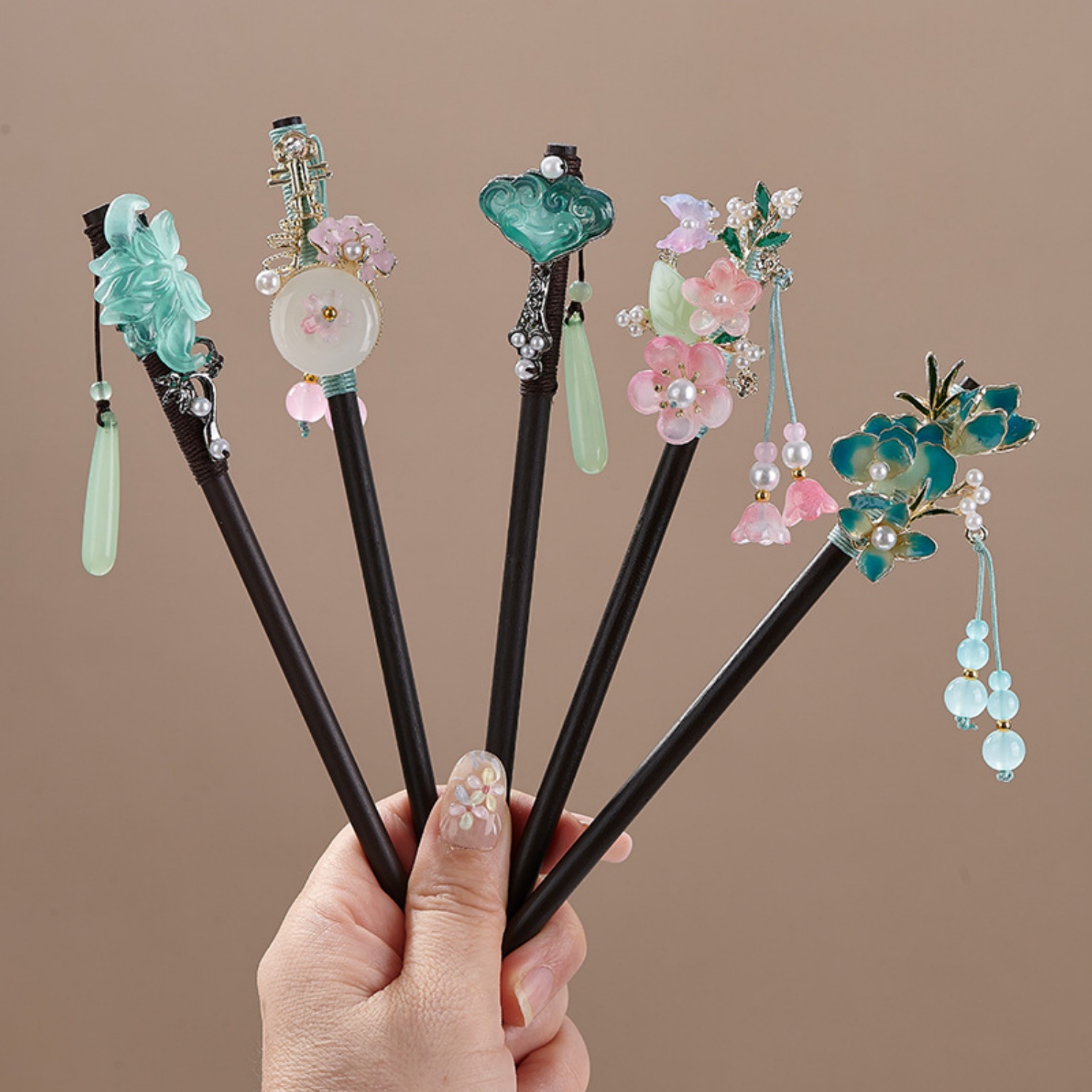 Vintage Flower Hairpin For Wom - Pearl Hair Pin review and price