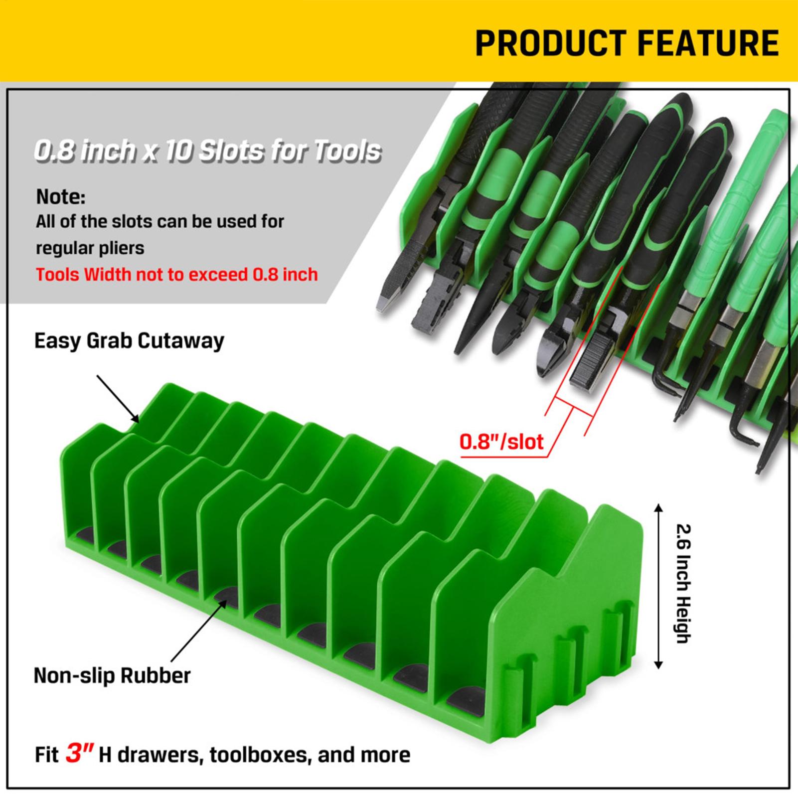 Plier Organizer Rack 10-Slot T - Women Accessories Drawer review and price