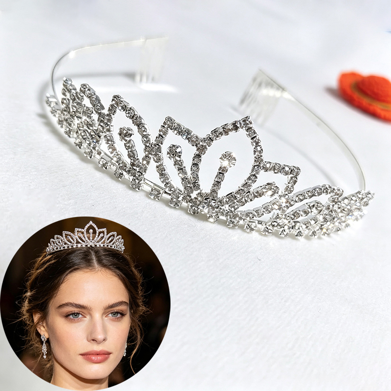 Silver Color Sparkling Rhinest - Women'S Wedding Accessories review and price