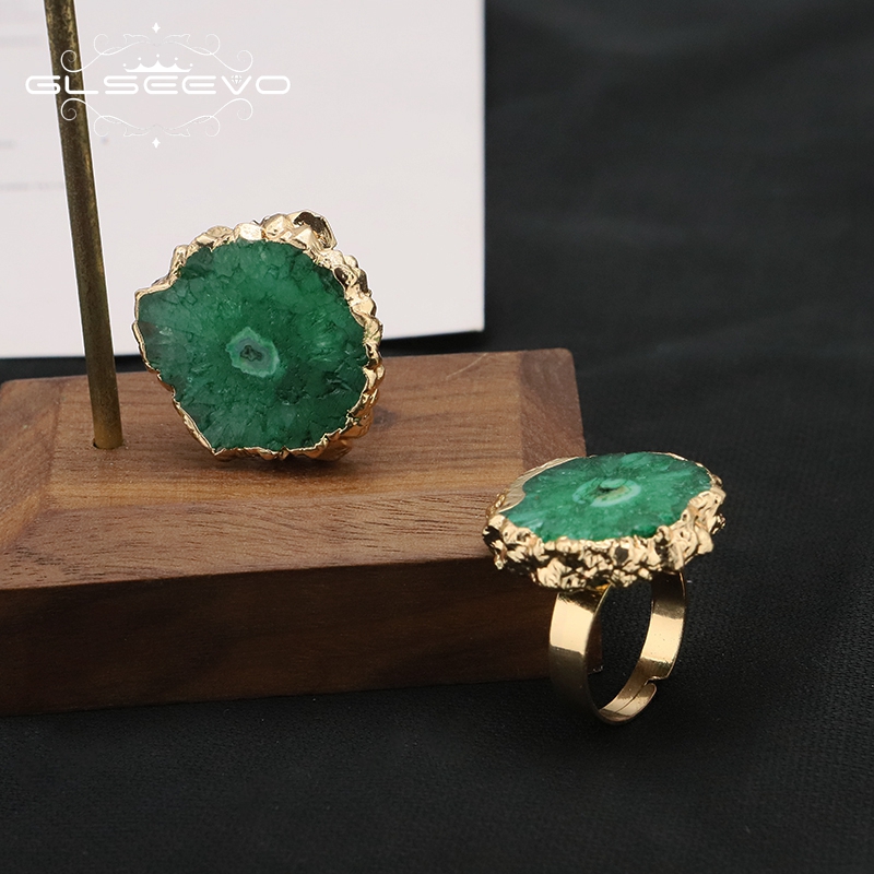GLSEEVO Green Natural Stone Ad - Women'S Accessories Gift Ideas review and price