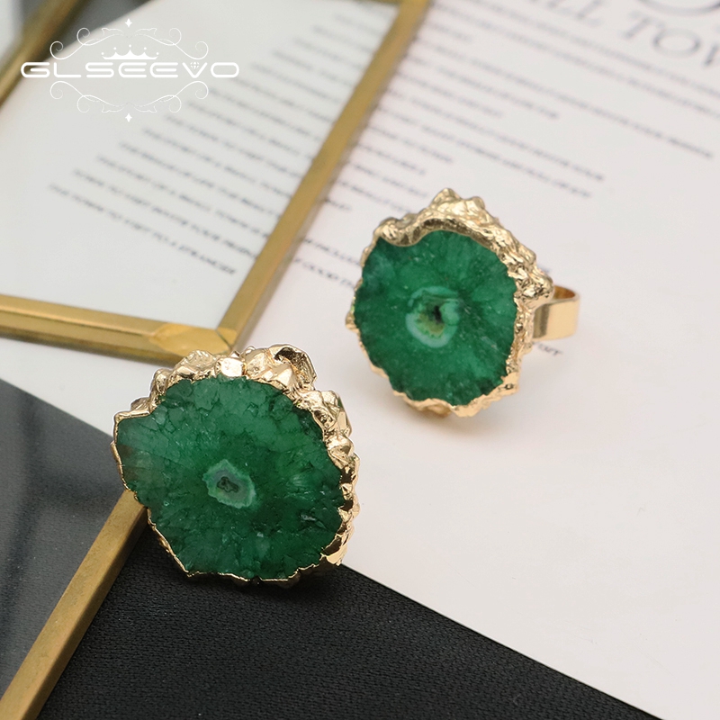 GLSEEVO Green Natural Stone Ad - Women'S Accessories Gift Ideas review and price