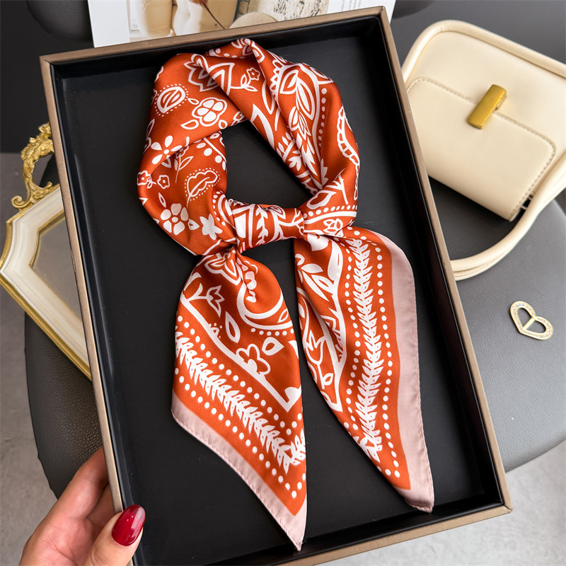 1Pc cashew print fashion silk  - Silk Scarf Square review and price