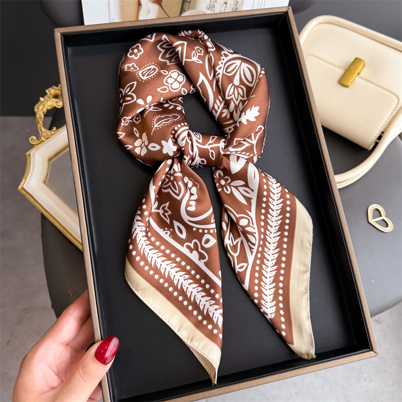 1Pc cashew print fashion silk  - Silk Scarf Square review and price