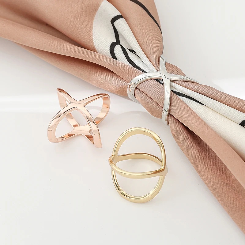 New Cross Scarf Clip X Shape M - Women Accessories Holder review and price