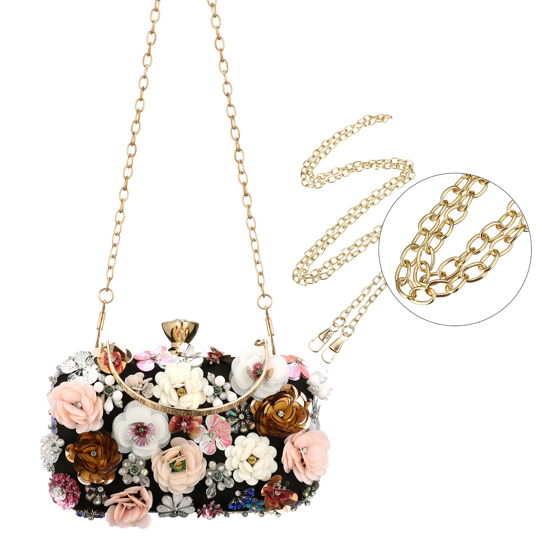 Fashion Women Evening Bags Flo - Wallet Chain Bag review and price