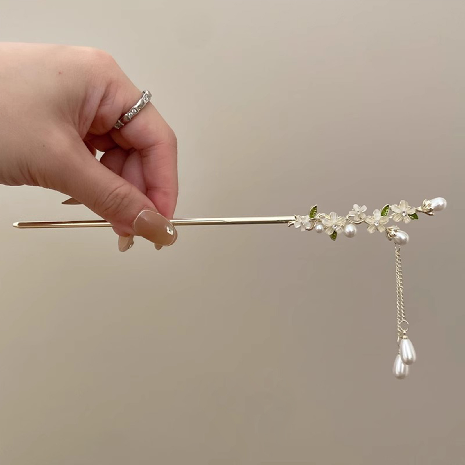 Secure Hold Hair Stick Gracefu - Pearl Hair Pin review and price