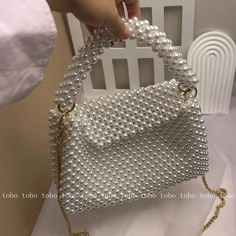 Ins Superlatives Pearl Bead Wa - Wallet Chain Bag review and price