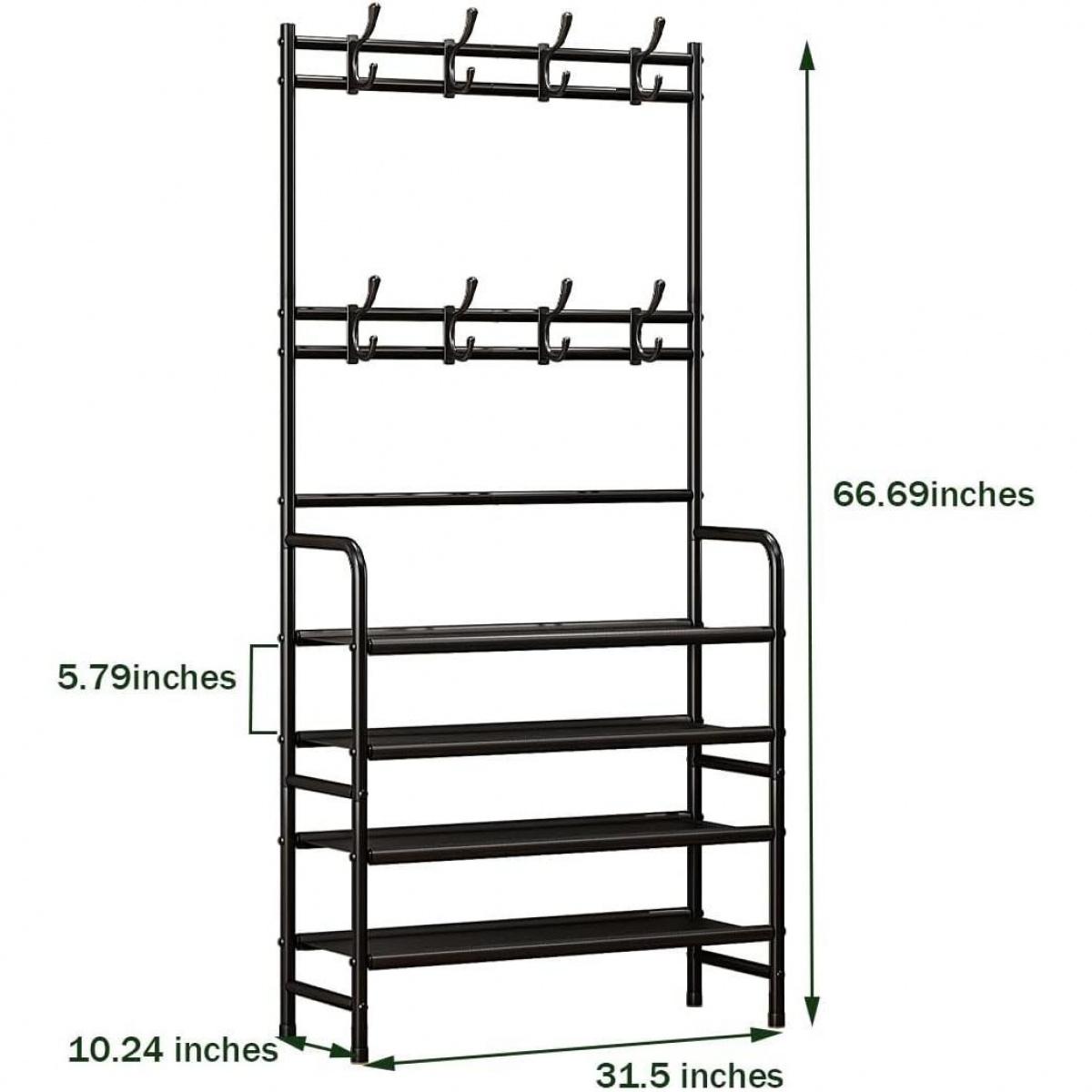 SUOERNUO Metal 4-Tier Shoe Rac - Women'S Accessories Rack Room Shoes review and price