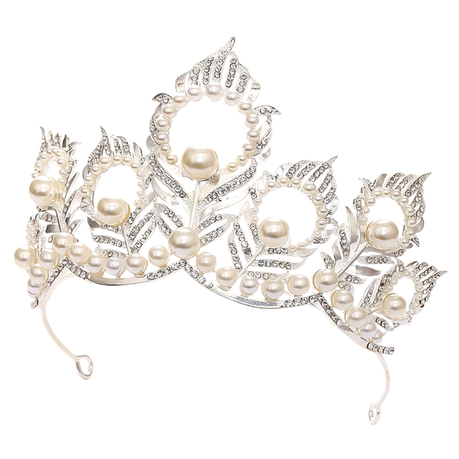 Pearl Crown Headpiece With Pea - Women'S Wedding Accessories review and price