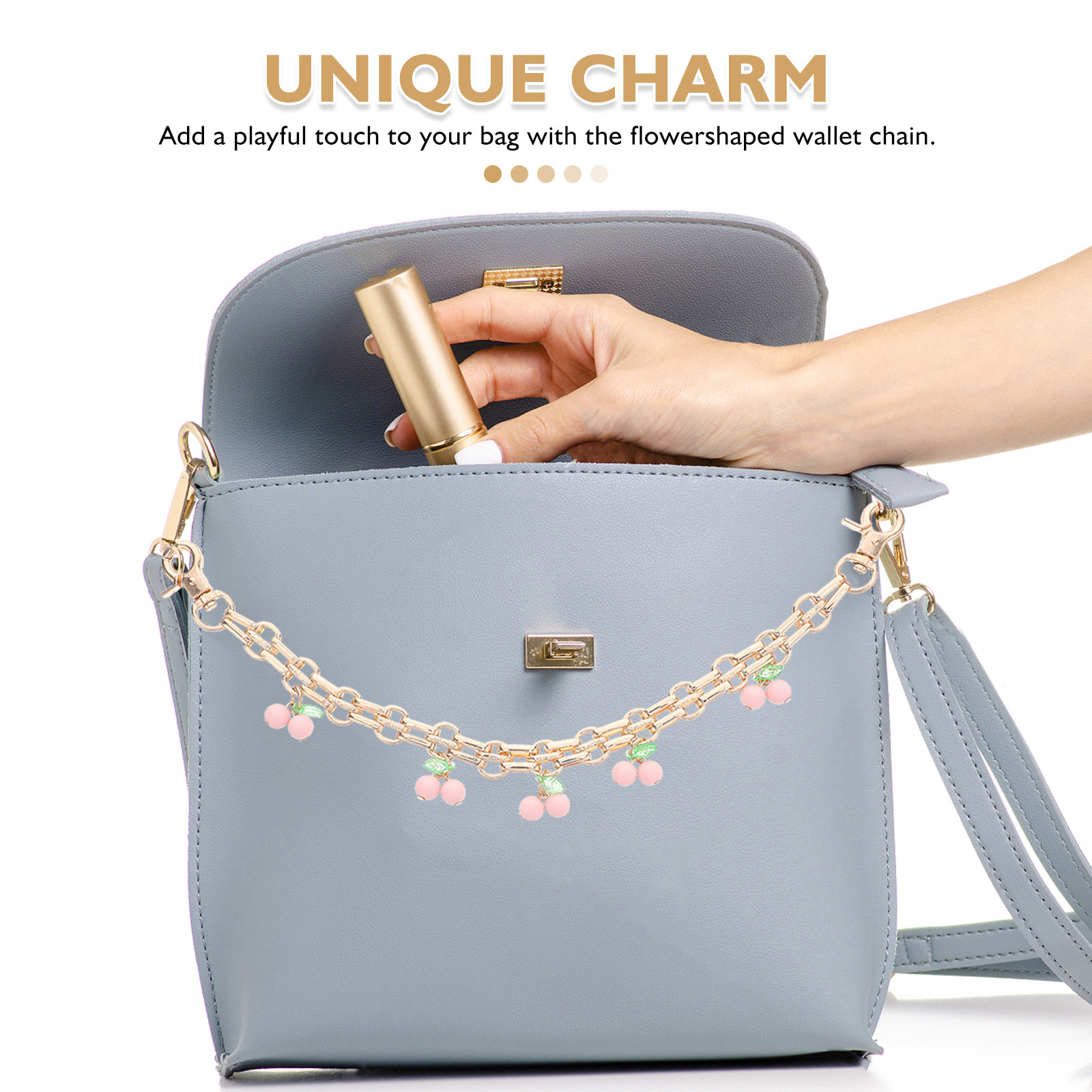 3Pcs Metal Purse Chain Extende - Wallet Chain Bag review and price
